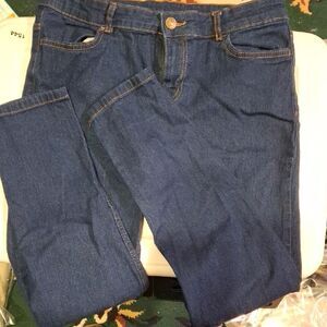Classic Blue Women's Skinny Jeans (Rox348)
